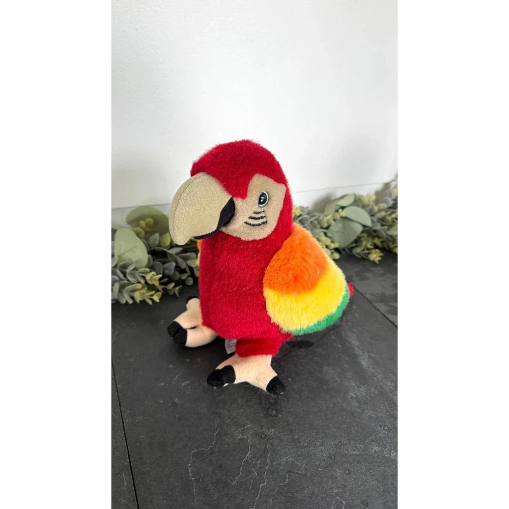 Vintage Parrot plush Walt Disney World Animal Kingdom bird stuffed animal